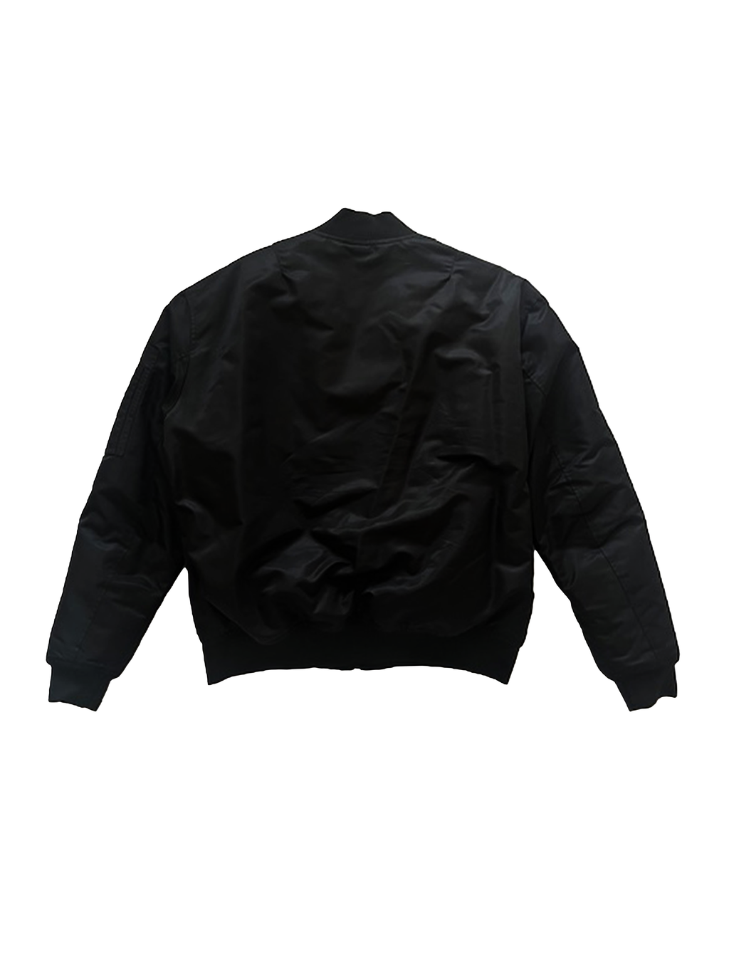 BLACK MA-1 BOMBER JACKET