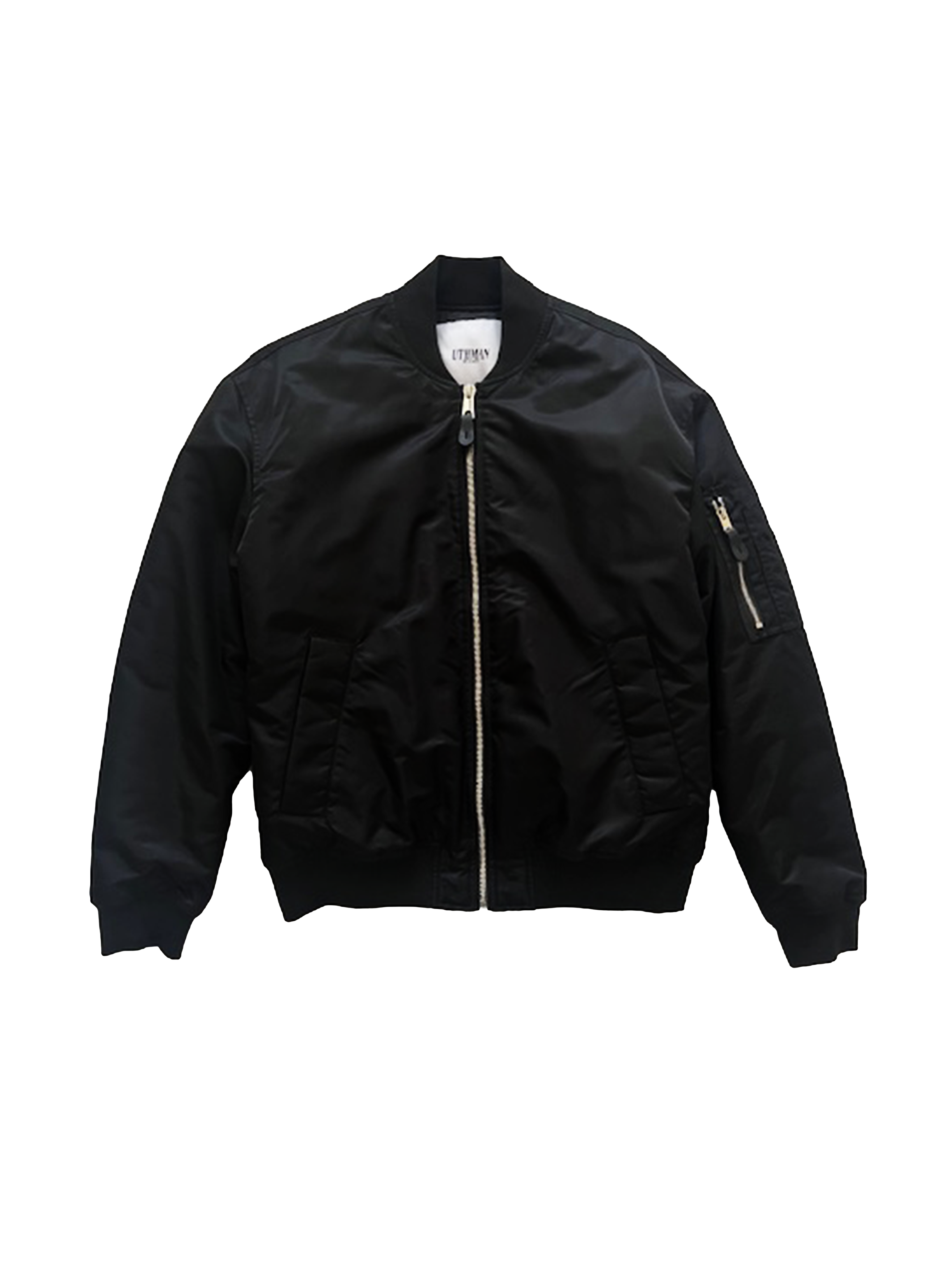 BLACK MA-1 BOMBER JACKET